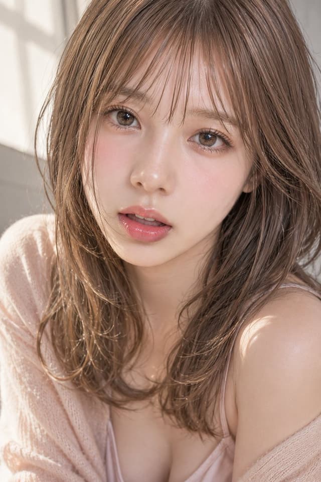 Product Marketing - Pale Pink Close-up Portrait — output