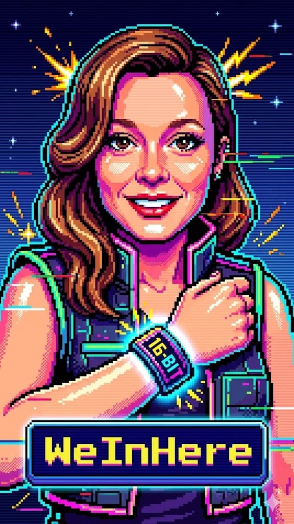Game Asset - 16-Bit Arcade Character Generator — output