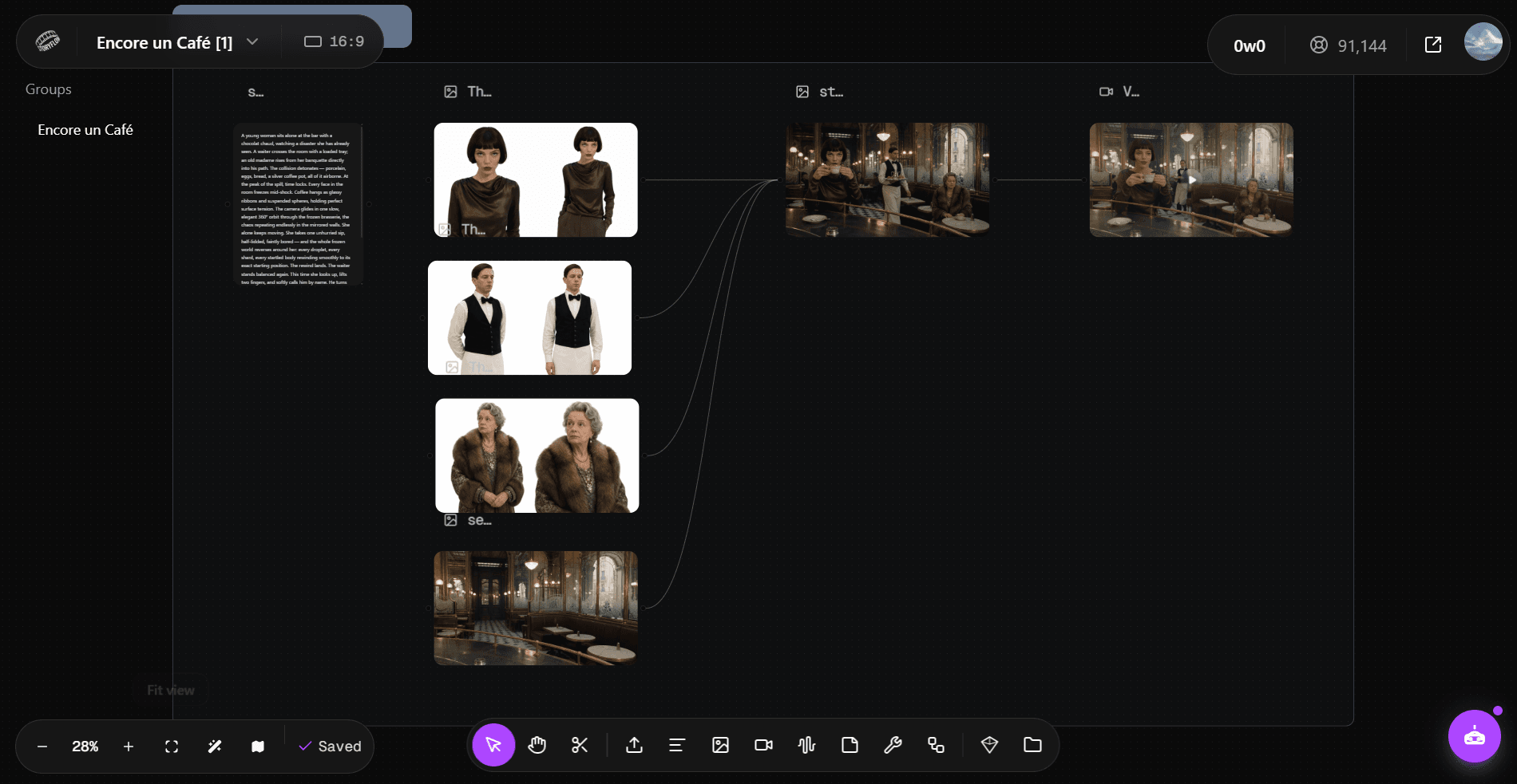 AI Video Workflow on Astorie AI