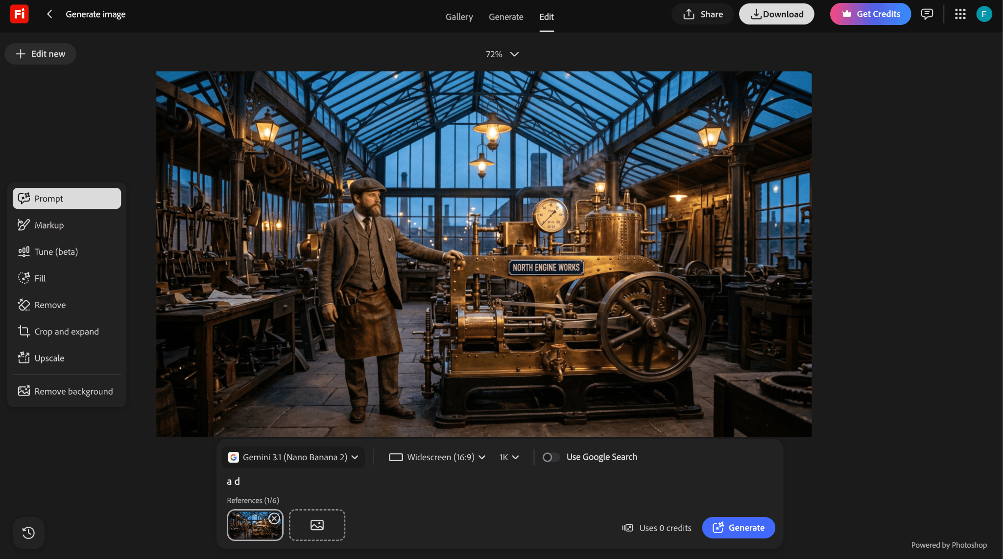 Adobe Firefly video generation interface reviewed as a possible Genmo alternative