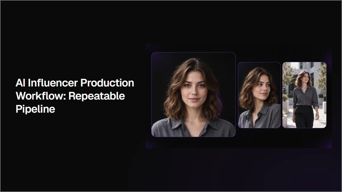 AI Influencer Production Workflow: Repeatable Pipeline