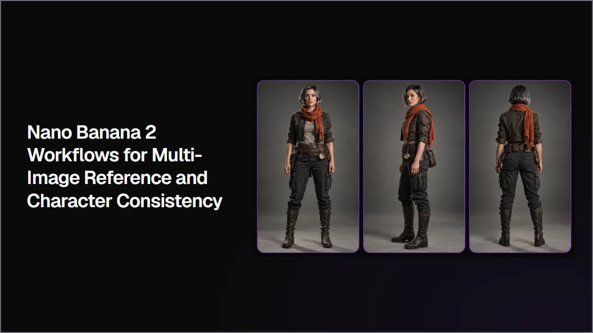 Nano Banana 2 Workflows for Multi-Image Reference and Character Consistency