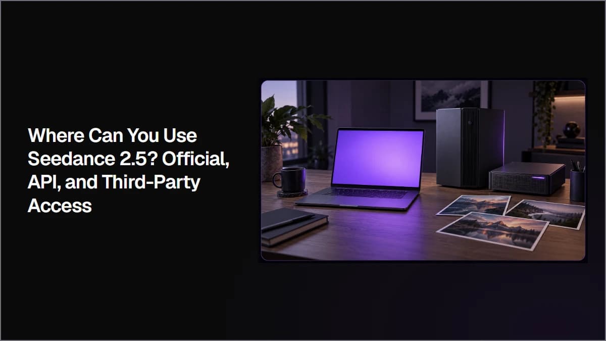 Where Can You Use Seedance 2.5? Official, API, and Third-Party Access